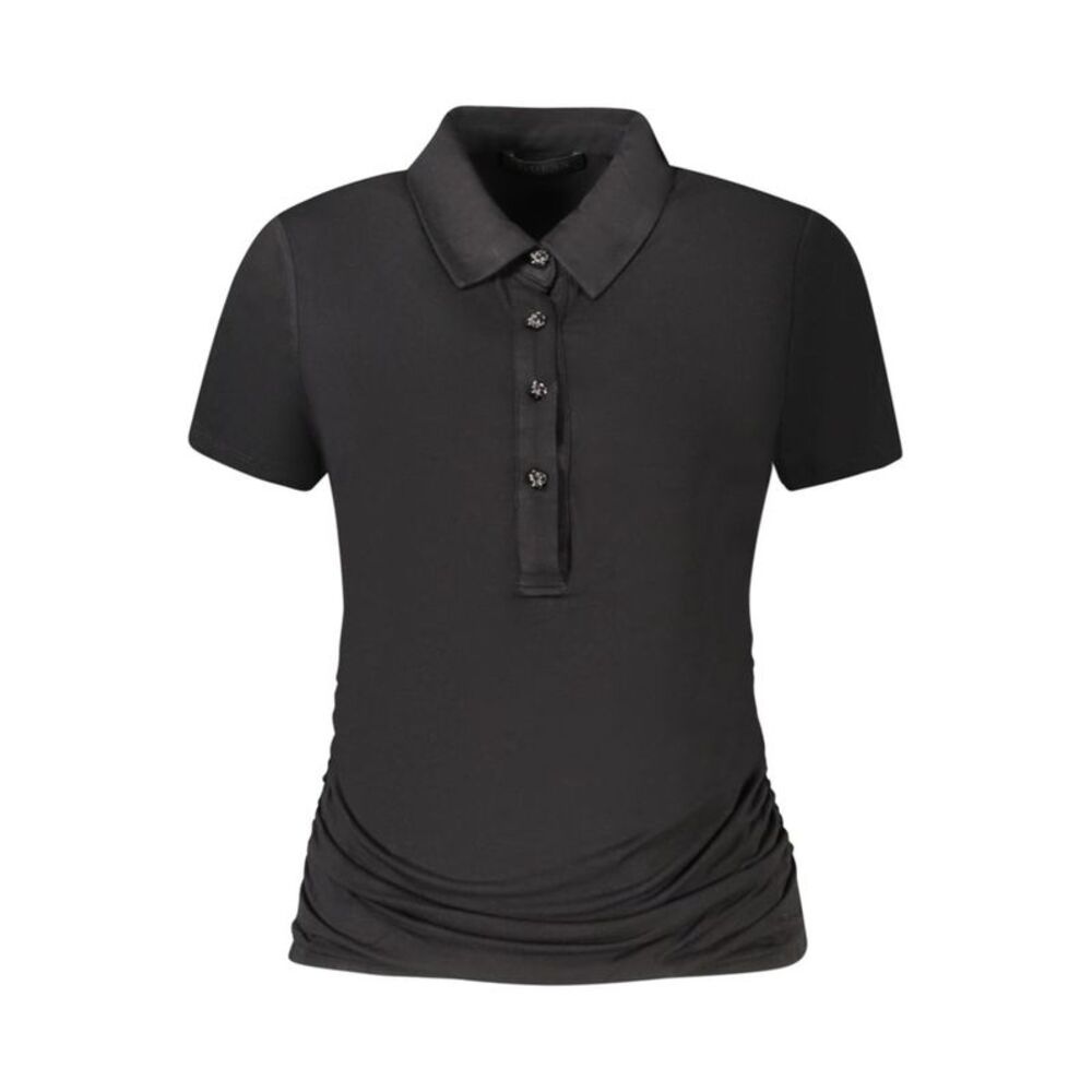 Guess Jeans Black Viscose Women Women's Top